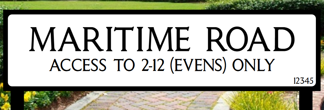 Street Nameplate Image