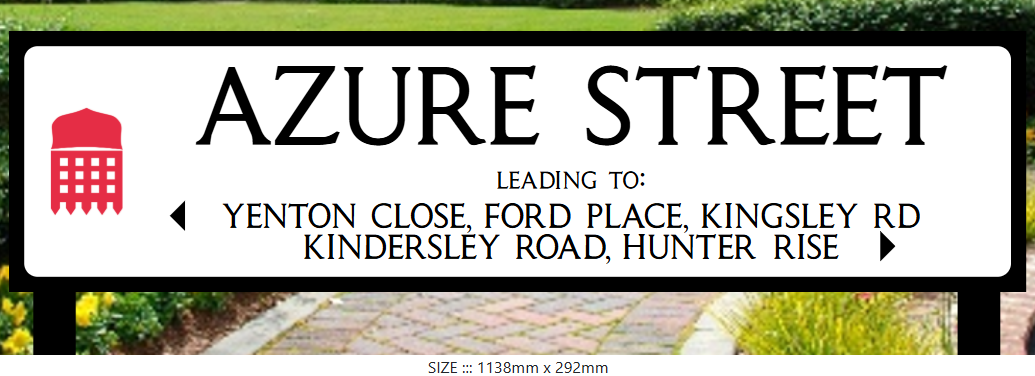Street Nameplate Image
